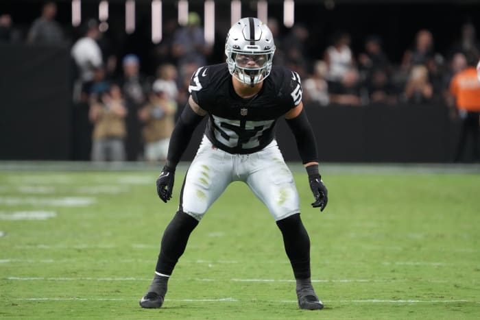 Drake Thomas led Las Vegas with 20 tackles during the preseason, but it wasn't enough to make the team, allowing Seattle to claim him off waivers.
